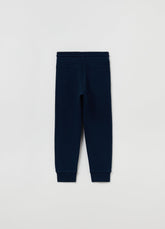Ovs Boys Fleece Joggers With Drawstring And Print